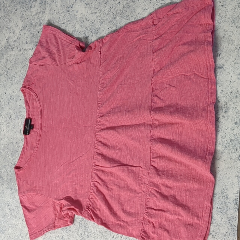 Nursing Queen Top Cotton Nursing Ruffle Watermelon Breastfeeding Maternity Small